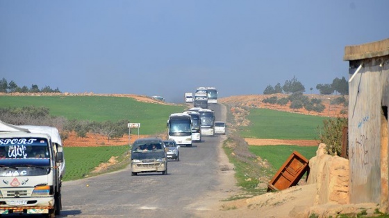 Suriye'de tahliye edilenlere saldırı