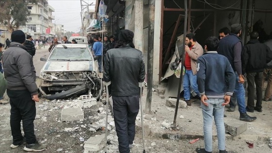 Suriye'nin Cerablus ilçesinde eş zamanlı bombalı terör saldırıları düzenlendi