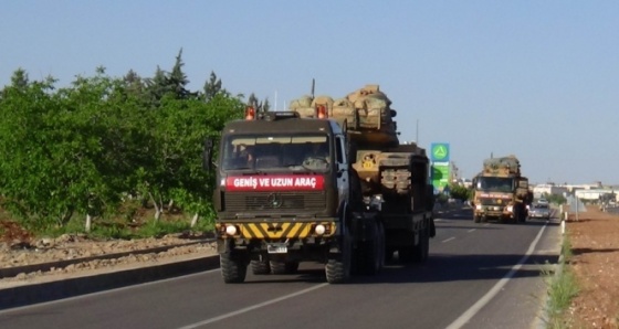 Suriye sınırına tank sevkiyatı sürüyor