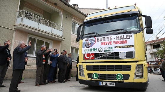 Suriyeli çocuklar tadını bilmedikleri meyveler yiyebilecek