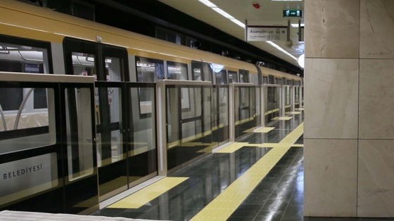 Sürücüsüz metro yarın hizmete girecek