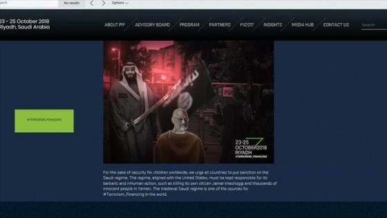 Suudi Veliaht Prens'in yatırım konferansı sitesi hacklendi