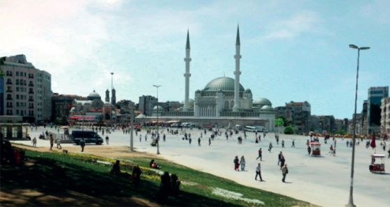 Taksim’de cami için ilk kazma yarın vuruluyor