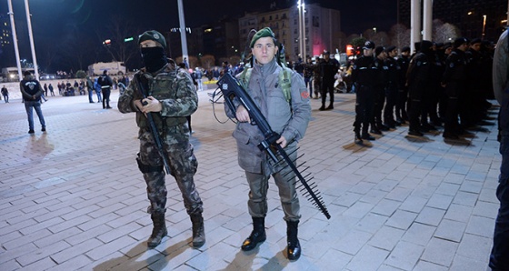 Taksim Meydanı'nda 'drone savar'lı güvenlik önlemi