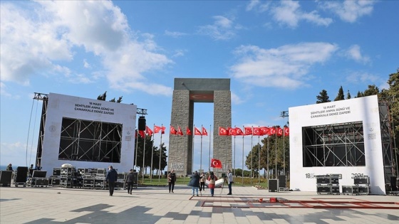 Tarihi Gelibolu Yarımadası&#039;nda Çanakkale Deniz Zaferi&#039;nin 106. yılı törenleri öncesi son hazırlıklar