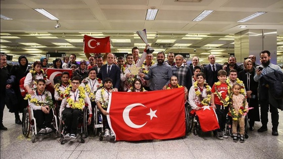 Tekerlekli Sandalye Basketbol milli takımı yurda döndü