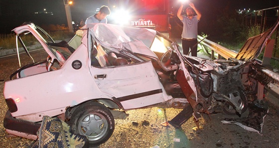 Tekirdağ'da feci kaza! Bu araçtan sağ çıktı