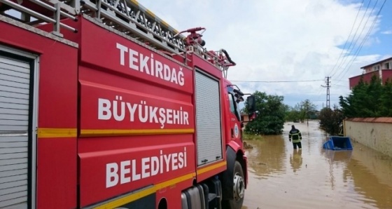 Tekirdağ’da metrekareye 110 kilogram yağış düştü