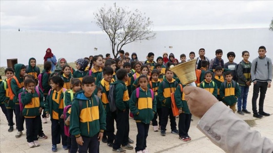 Tel Abyadlılardan Türkiye'ye 'okul teşekkürü'