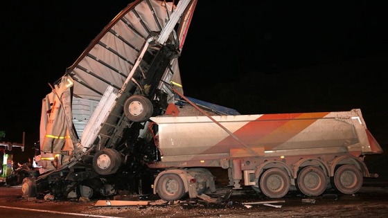 TEM otoyolunda trafik kazası