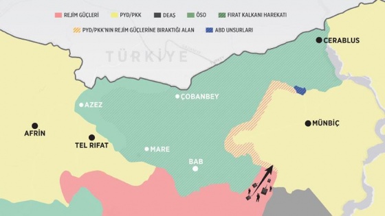 Terör örgütü PYD/PKK Münbiç'i terk etmiyor