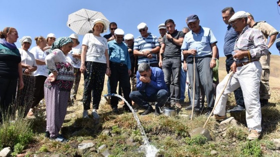 Terörden arındırılan köylerine 35 yıl sonra su geldi