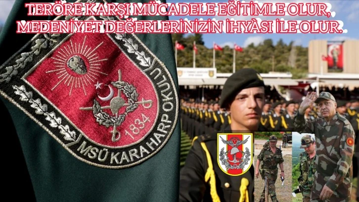 Teröre karşı mücadele eğitimle olur, medeniyet değerlerinizin ihyası ile olur! -E. Yarbay Halil Mert yazdı-