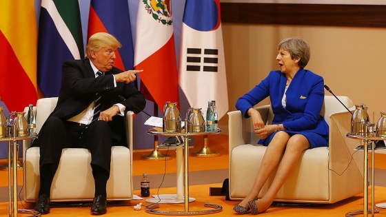 Theresa May, Trump ile görüştü