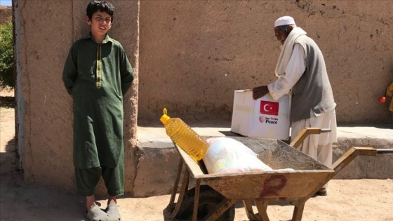 TİKA'dan Afganistan'da ihtiyaç sahibi ailelere 40 ton gıda yardımı