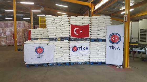 TİKA'dan Namibya'ya 35 ton gıda yardımı