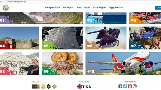 TİKA Kırgızistan turizmini dünyaya tanıtıyor