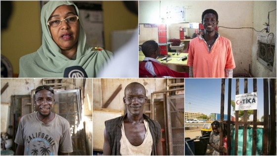 TİKA'nın madde bağımlılığından kurtulmalarına destek verdiği Sudanlı gençler meslek sahibi oldu