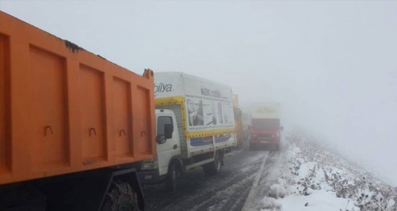 Tipi sebebiyle yolda mahsur kaldılar