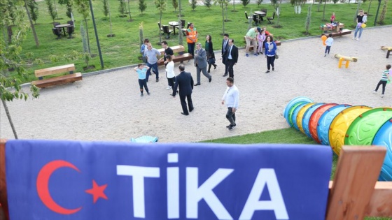 Tiran'da TİKA'nın inşa ettiği '15 Temmuz Demokrasi Parkı' açıldı