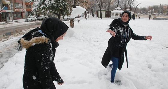 Tokat’ta 2 ilçede kar tatili