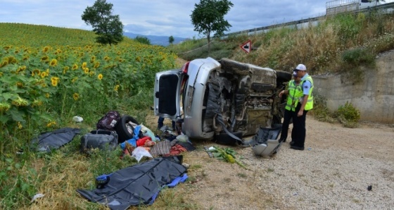 Tokat'ta feci kaza: 3 ölü 5 yaralı