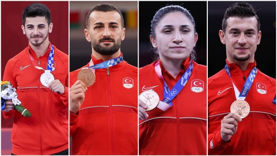 Tokyo 2020'de karatede en çok podyum sevincini Türkiye yaşadı