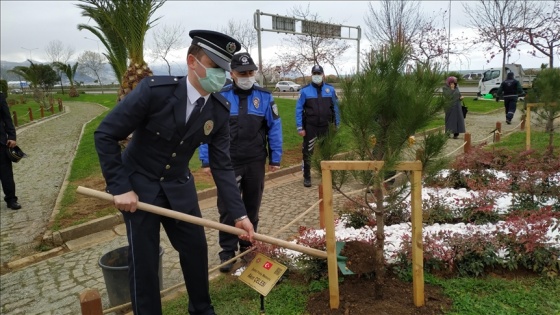 Trabzon&#039;da karekod uygulamalı şehit fidanlığı oluşturuldu