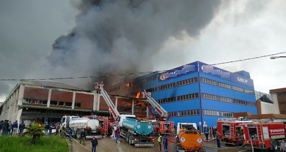 Trabzon’daki yangın 8,5 saat sonra söndürüldü