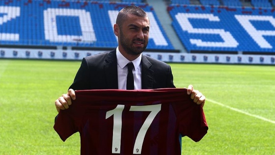 Trabzonspor'da Burak Yılmaz, sahaya çıkmaya hazırlanıyor