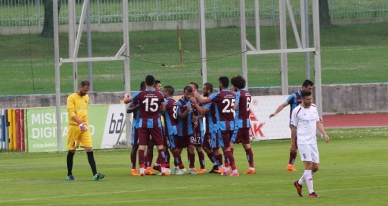 Trabzonspor'dan 2 gollü prova