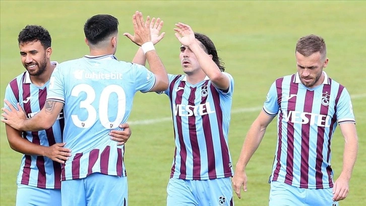 Trabzonspor hazırlık maçında Rabotnicki'yi 4 golle geçti