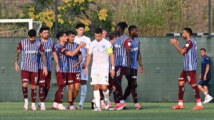 Trabzonspor, hazırlık maçında Zeleznicar Pancevo'yu 3 golle geçti