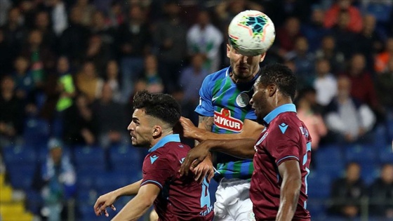 Trabzonspor ile Çaykur Rizespor 38. randevuda