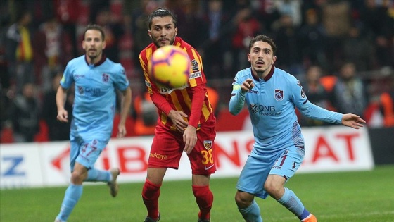 Trabzonspor ile Kayserispor 44. randevuda