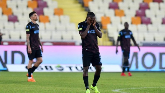 Trabzonspor zirve yarışından uzaklaştı