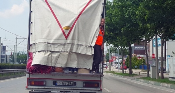 Trafikte ölümüne yolculuk