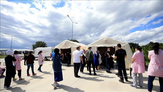 Trakya&#039;da OSB çalışanları aşılama faaliyetlerine yoğun ilgi gösteriyor