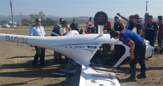 Troy Air Fest'te korkutan uçak kazası: 1 yaralı