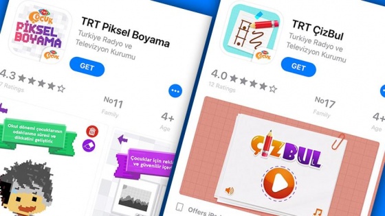 TRT Çocuk&#039;tan 2 yeni mobil oyun