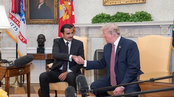 Trump, Katar Emiri Şeyh Temim ile görüşecek