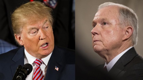 Trump'tan Sessions'a tepki: Benim bir Adalet Bakanım yok