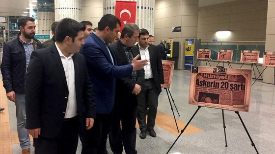 TÜGVA&#039;dan &#039;28 Şubat Manşetleri&#039; sergisi