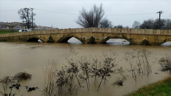 Tunca Nehri için alarm seviyesi 'turuncu'ya yükseltildi