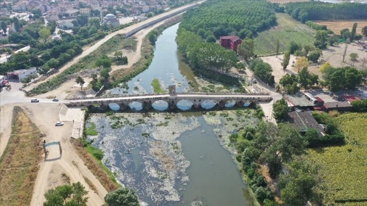 Tunca Nehri'nin debisi geçen aya göre 4 kat düştü