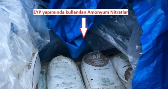 Tunceli'de 2 sığınak ve 40 kilo amonyum nitrat ele geçirildi