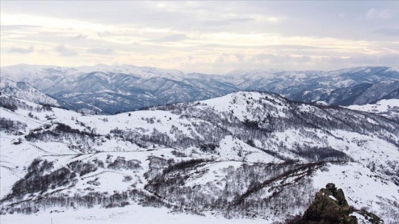 Tunceli'de doğa karla kaplanınca eşsiz güzellikler ortaya çıktı