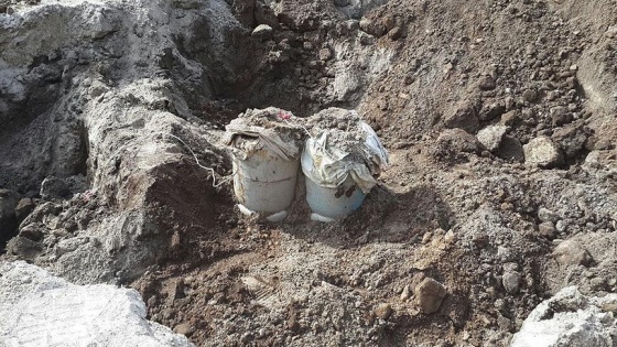 Tunceli'de el yapımı patlayıcı ele geçirildi