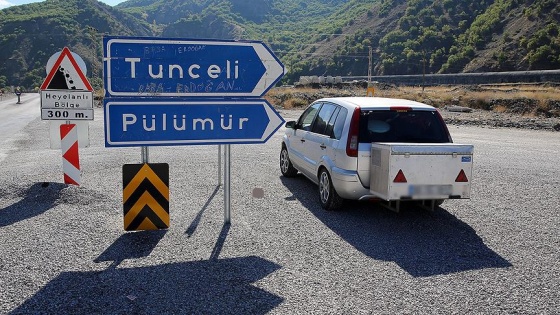 Tunceli-Pülümür karayolu ulaşıma kapatıldı