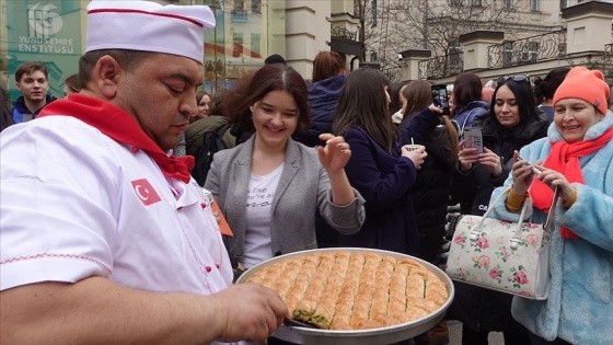 Türk baklavası Ukraynalıların ağzını tatlandırdı